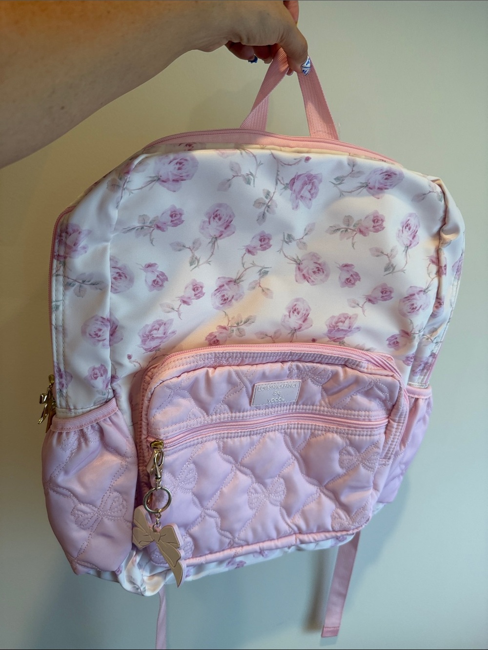 🎀LoveShackFancy x Target~Yoobi Ribbon Rosa
Backpack Sterling Dusk